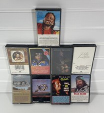Willie Nelson Cassette Lot 9 Total Cassettes In Lot 70s-80s Open Pre Own Tested