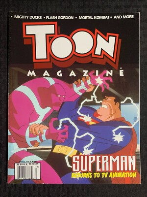 1996 TOON Magazine #3 FVF 7.0 Superman Returns to TV Animation / Flash Gordon