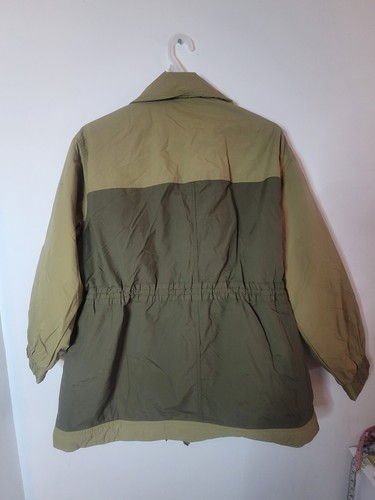NEW Future Collective Coat Olive Green Snap Up Womens XXL - Picture 5 of 5