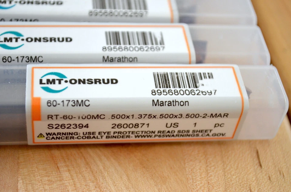 Nueva broca de enrutador recubierta de maratón de compresión de 2 flautas de carburo sólido Onsrud 60-173MC Foto 4 de 4