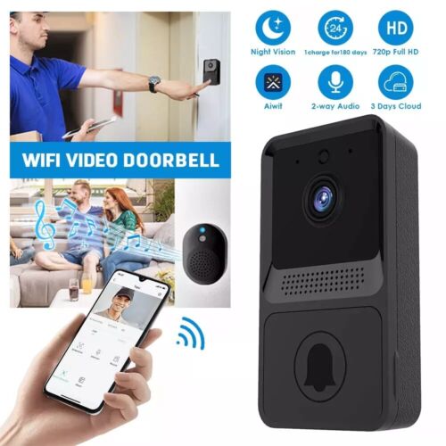 Smart Wireless WiFi Ring Doorbell Security Intercom Video Camera Door Bell - Picture 15 of 19