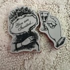 New Set Of 4 Unmounted Rubber Stamps You’re Invited , Party Time  — photo 4
