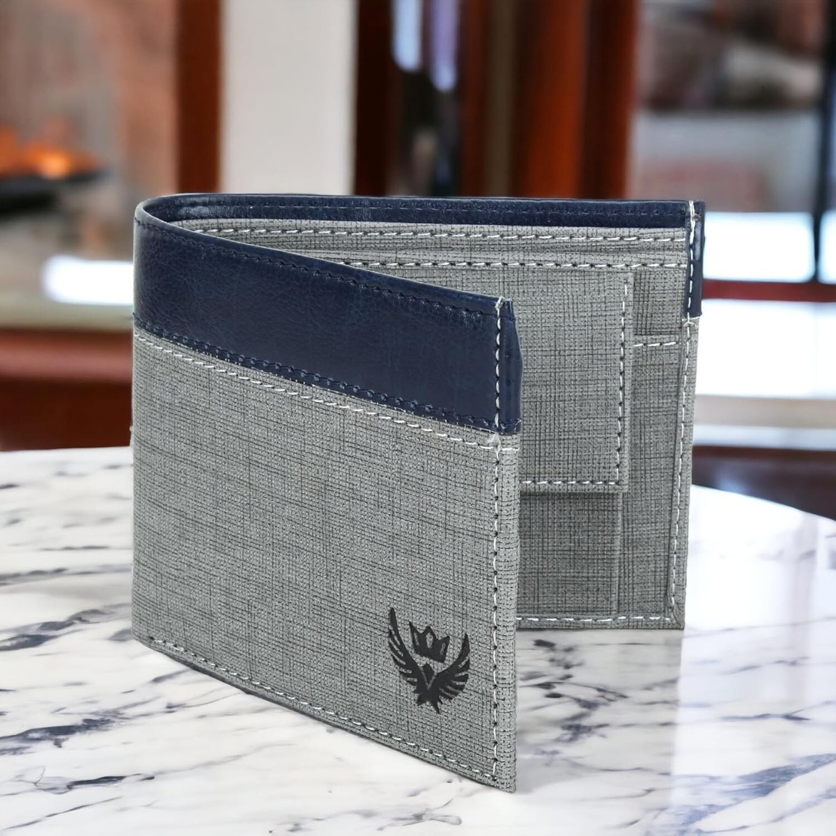 Lorenz Casual Grey Wallet For Men & Boys - Simple & Practical Design - View #12