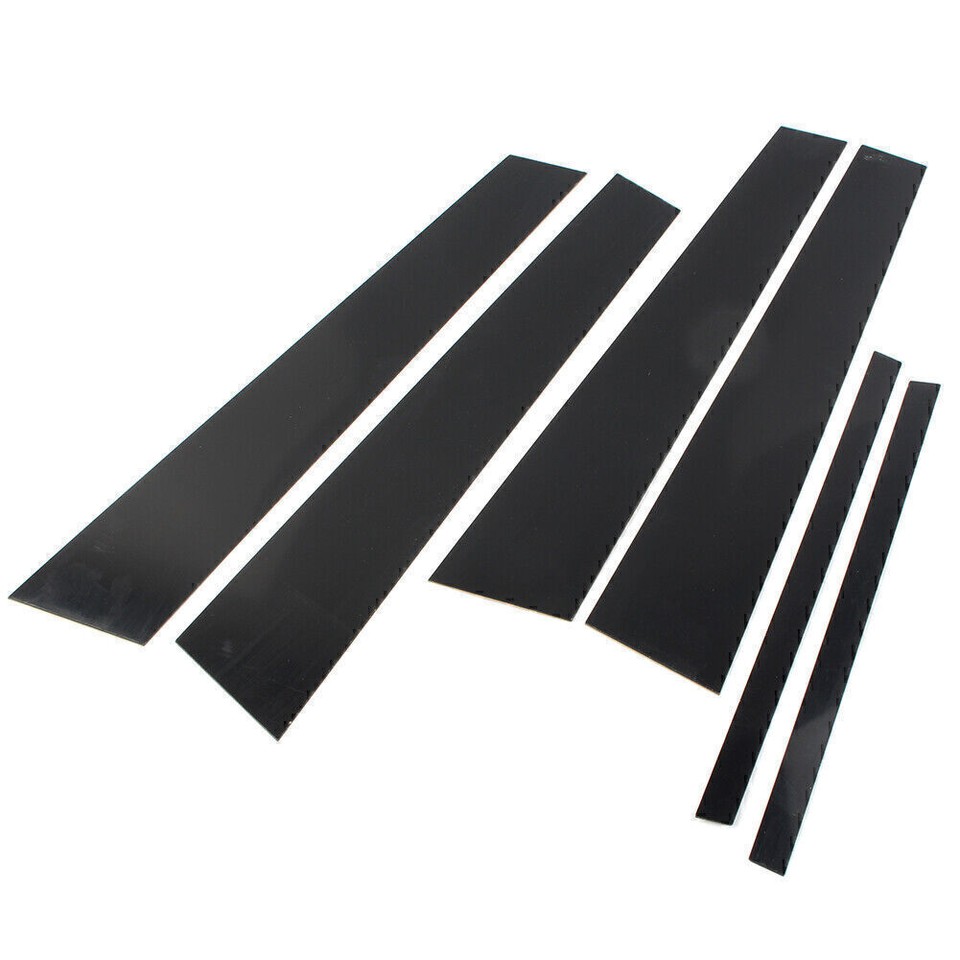 6x Door Trim Cover Kit Black Pillar Posts For Honda Accord 20082012 eBay
