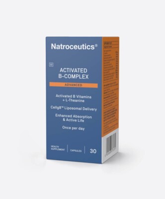 Natroceutics Activated B-Complex Advanced 30 vegane Kapseln aktivierte B Vitamine