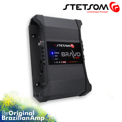 Stetsom BRAVO BASS 1.2k 1ohm Amplifier Mono 1 Channel Class D BASS 1200W