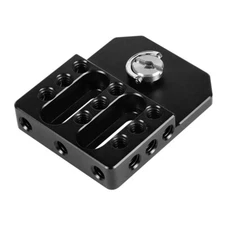 Aluminum Mounting Cheese Baseplate with 1/4"-20 Screw fr On-camera Monitor Cage