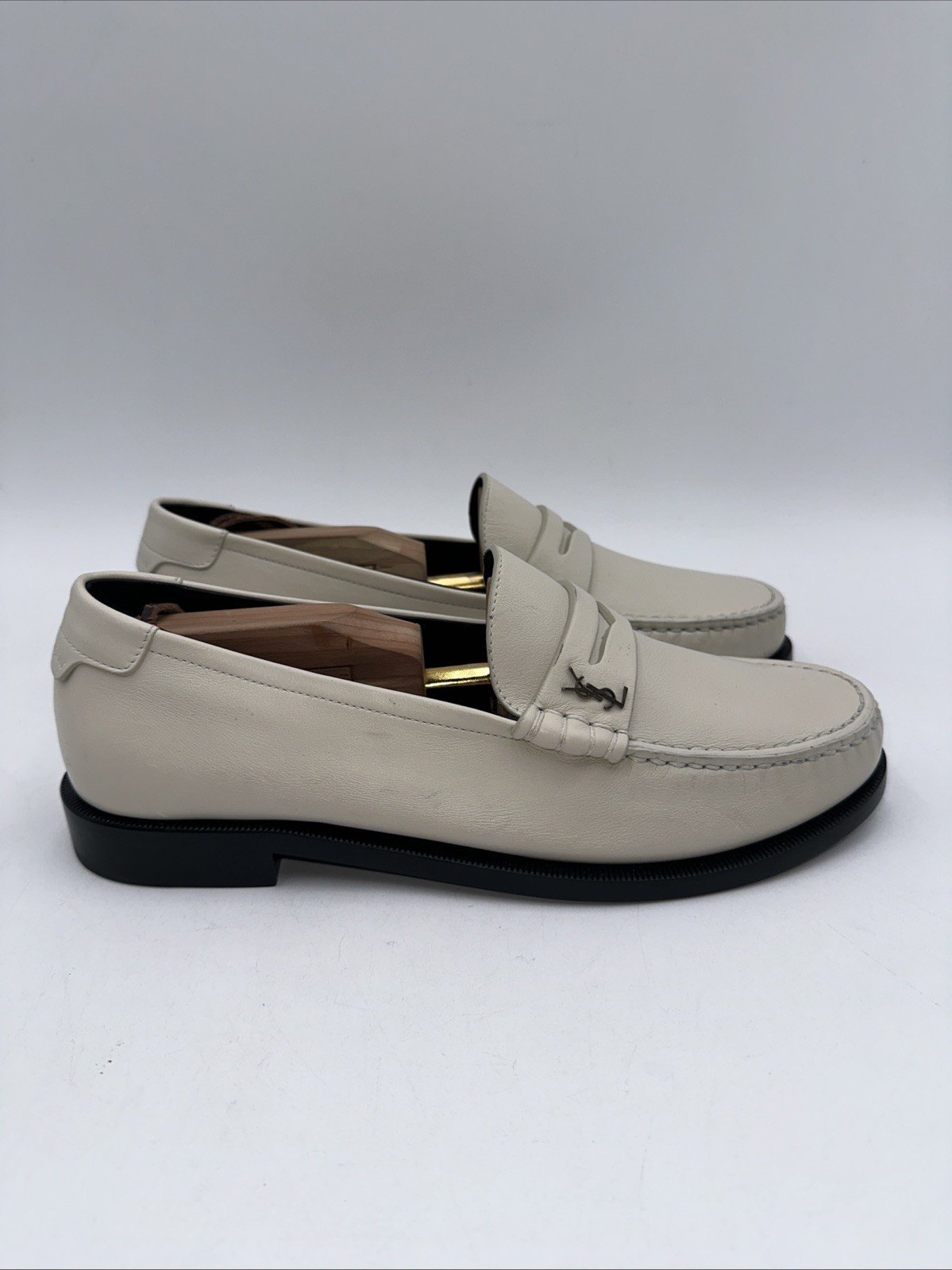 SAINT LAURENT PANTOFOLE DONNA LE MOCASSINO MONOGRAM PENNY taglia 41