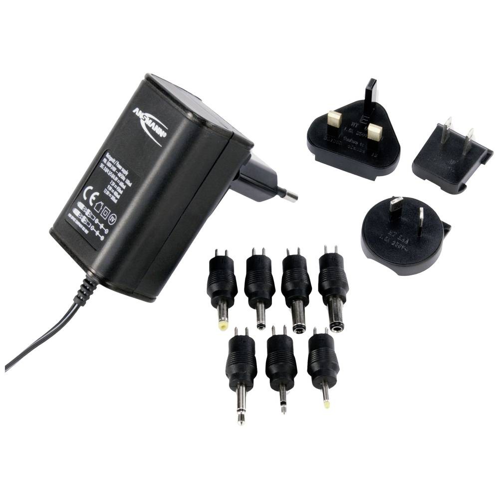 Bloc d'alimentation réglable Ansmann pour remplacer tous vos chargeurs perdus