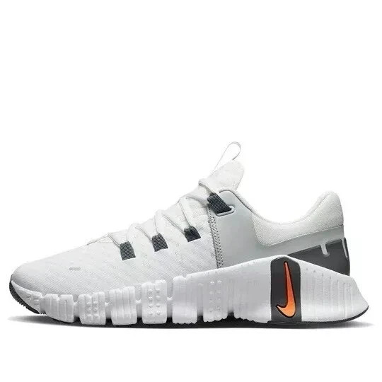 Nike Free Metcon 5 Gym Training Orange White Sneakers DV3949-101