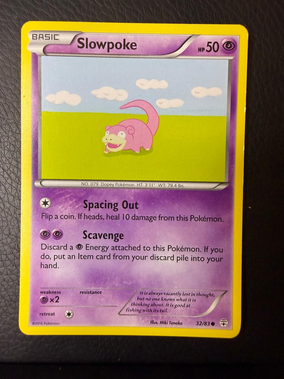 DMG Generations Slowpoke 32/83 Common Pokemon