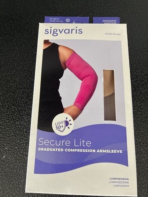 Sigvaris Graduated Compression Armsleeve Small Lymphedema Beige