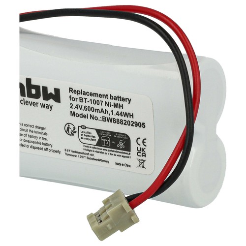 Batterie comme Radio Shack 23-933 600mAh 2,4V - Zdjęcie 7 z 9