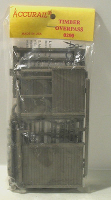 Accurail Ho Scale Timber Bridge Overpass #0200