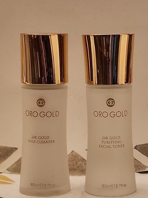 OROGOLD 24K CLEANSING KIT: 24K Milk Cleanser & 24K Purifying Toner 