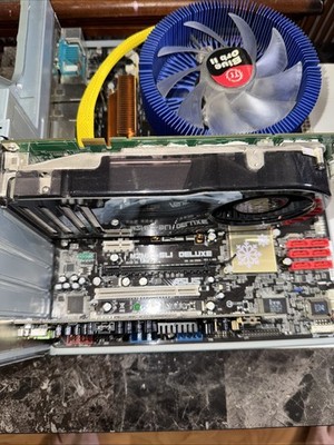 ASUS M2N32-SLI Deluxe , GeForce 8800, Blue Orb Il, Xms2,sound Blaster Used