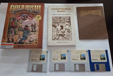 GOLD RUSH - Apple IIGS - 1988  by Sierra On-Line CIB - TESTED