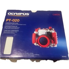 Olympus PT-020 Water Proof Camera Housing Case Underwater Open Box.