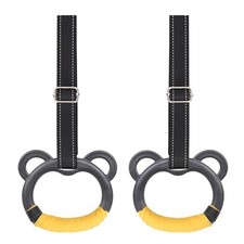 1pair Exercise Pull up Rings Kids Fitness Training Equipment Easy to Install