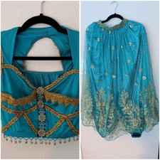 Princess Jasmine Costume Sz L Children Harem Pants Genie Arabian Nights