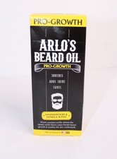 Arlo's Beard Oil Pro-Growth Sandalwood  Vanilla Scent  Castor Oil 2.5 floz NEW