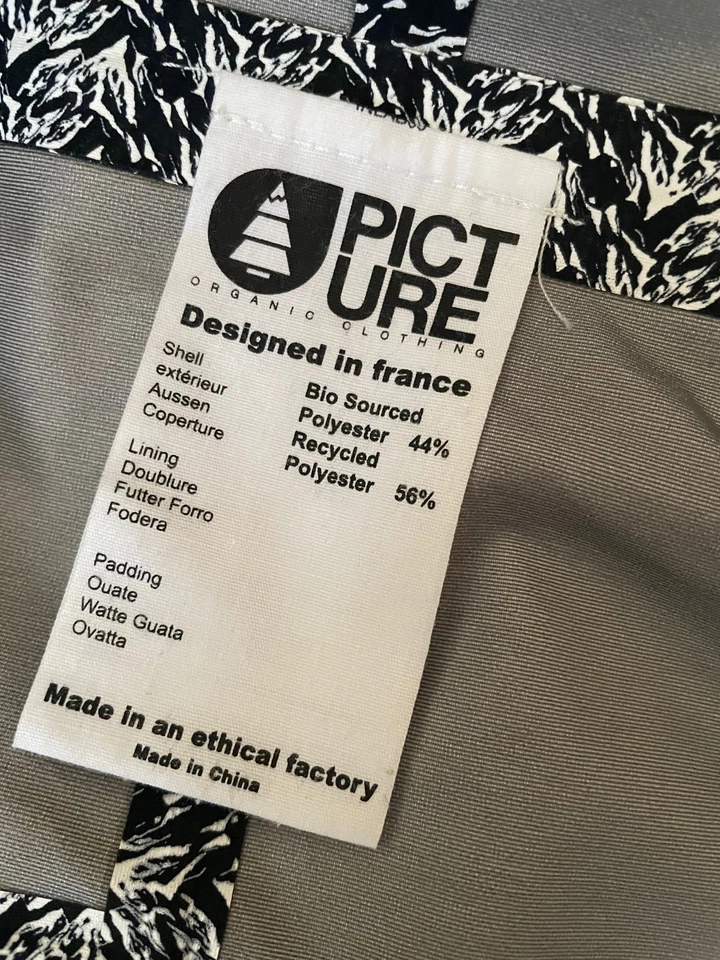 Picture Organic Welcome мужская куртка для лыж/сноуборда размер M оболочка 2022 - Изображение 4 из 4