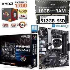 AMD Ryzen 7 1700 + 16GB RAM +