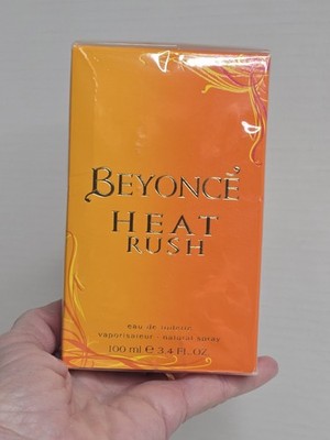 Beyonce HEAT RUSH 3.4 oz RARE Eau De Toilet *SEALED AND IN BOX* 