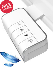 Non Electric Bidet Attachment for Toilet Dual Nozzle Frontal Rear Wash Spray