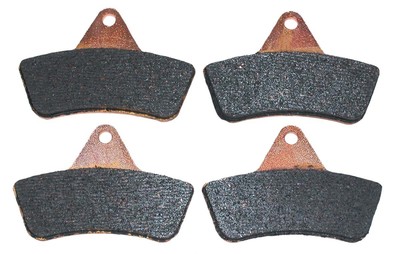 Caltric Sintered Brake Pads (3-Pack) – Front & Rear For Arctic Cat 375 2X4/4X4 ATV 2001-2002