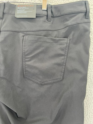 Lululemon ABC Pant Classic Mens 46x33.5 Dark Black Stretch NWT - Picture 10 of 12