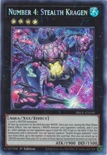Yugioh! LP Number 4: Stealth Kragen - BROL-EN030 - Secret Rare - 1st Edition Lig