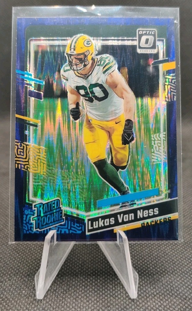 Lukas Van Ness Panini Donruss Optic #240 Purple Shock
