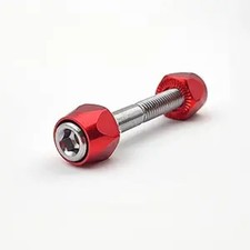 Bike Binder Bolt Alloy Seatpost Clamp red