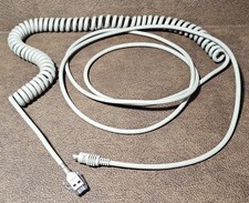 Extra Long IBM Model M Keyboard Cable Coiled with SDL to PS/2 Connector Genuine