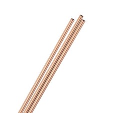 3er-Pack 300mm Kupfer Rundrohr, 5mm OD 0,2mm Wandst&auml;rke f&uuml;r Bau/Maschinenbau/DIY