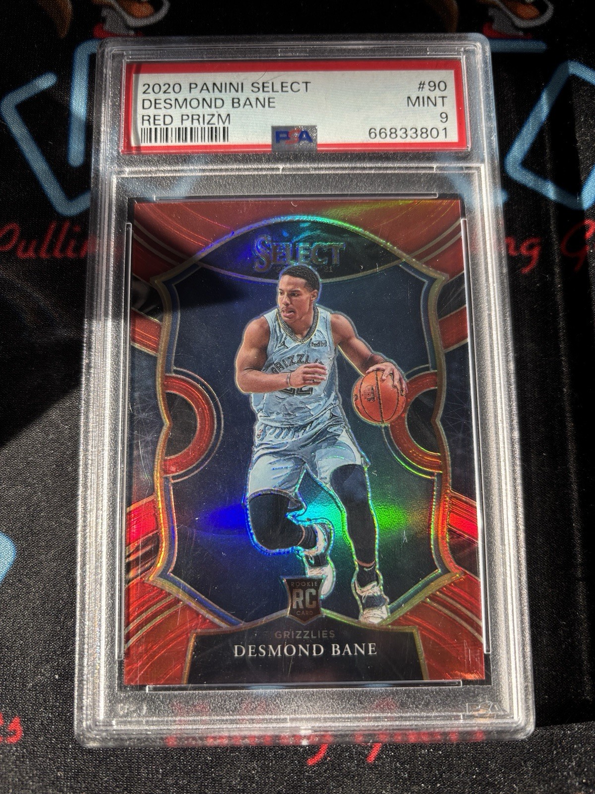 2020-21 Select Desmond Bane RC Red Prizms Concourse #/199 Grizzlies