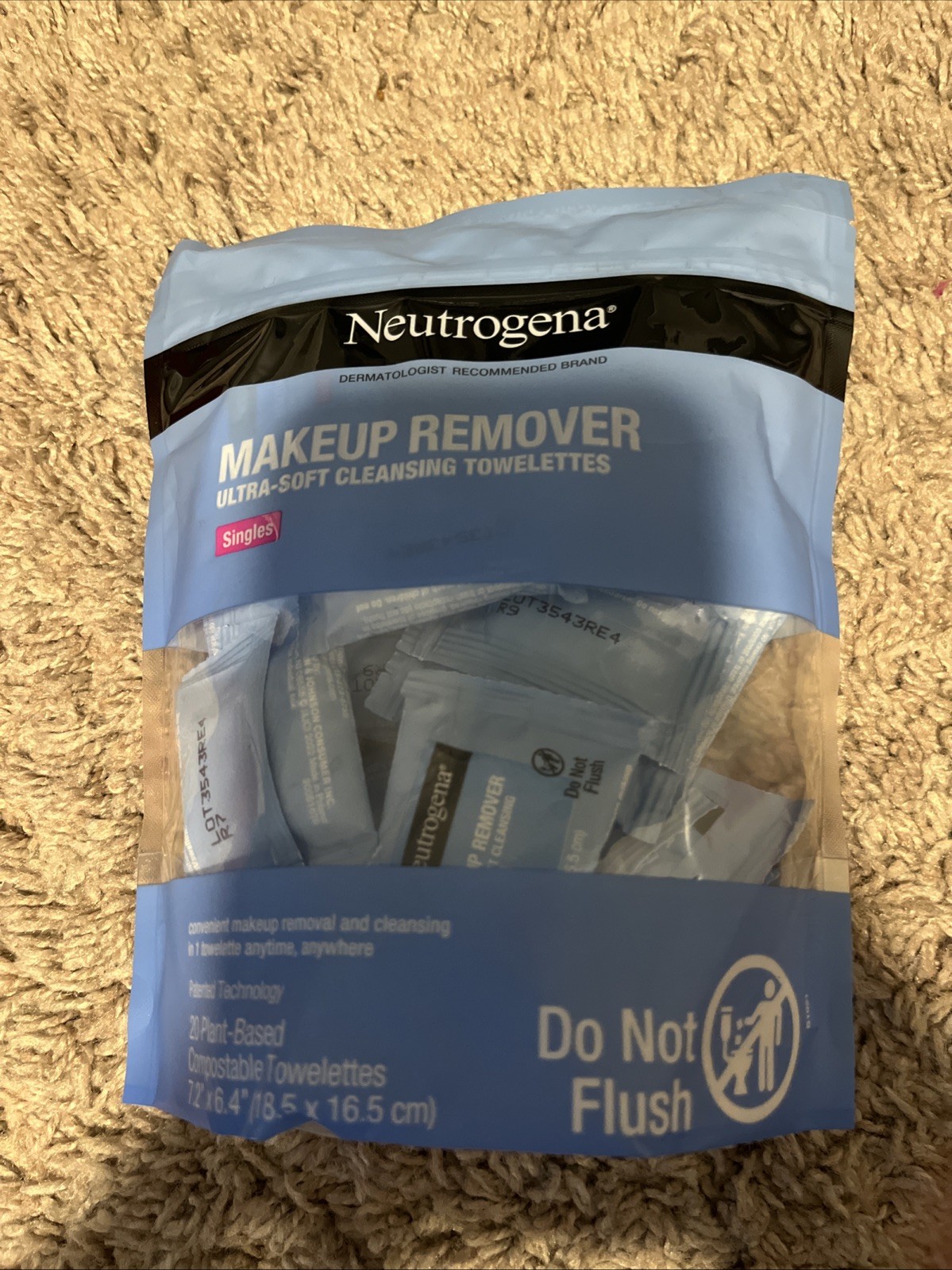 Neutrogena Individually Wrapped Makeup Cleansing Towelettes 20 Pack
