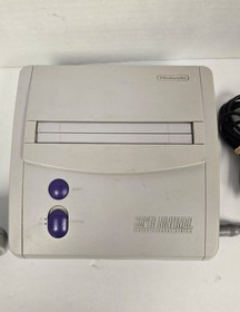 Nintendo SNES Jr Gaming Lot *Tested & Works*