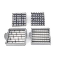 Potato Chip French Fries Cutter Stainless Steel Slicer Chipper Chopper 2 Blades