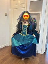 Sparkle Spider Witch Costume with Veil for Girls