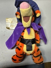 Disney Store Exclusive Tigger Musketeer 9" Mini Bean Bag Plush With Tag