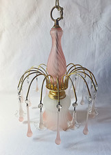 Lustre cascade pampille goutte
