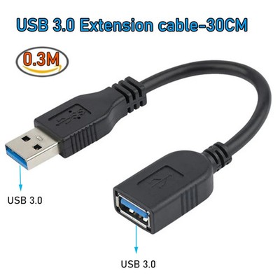 USB 3.0 Verlängerungskabel kurz schnelle Datenübertragung multifunktional