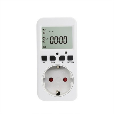 European Style Zeitschaltuhr Steckdose mit Photosensor geeignet für 230V 50Hz S