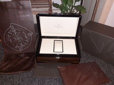 Wooden Patek Philippe Watch Box – Luxury Leather Display & Storage Case