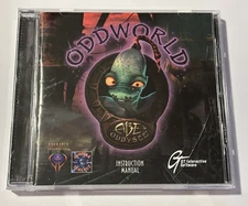 Oddworld Oddysee CDROM PC Software Game 1997 Vintage PREOWNED USED