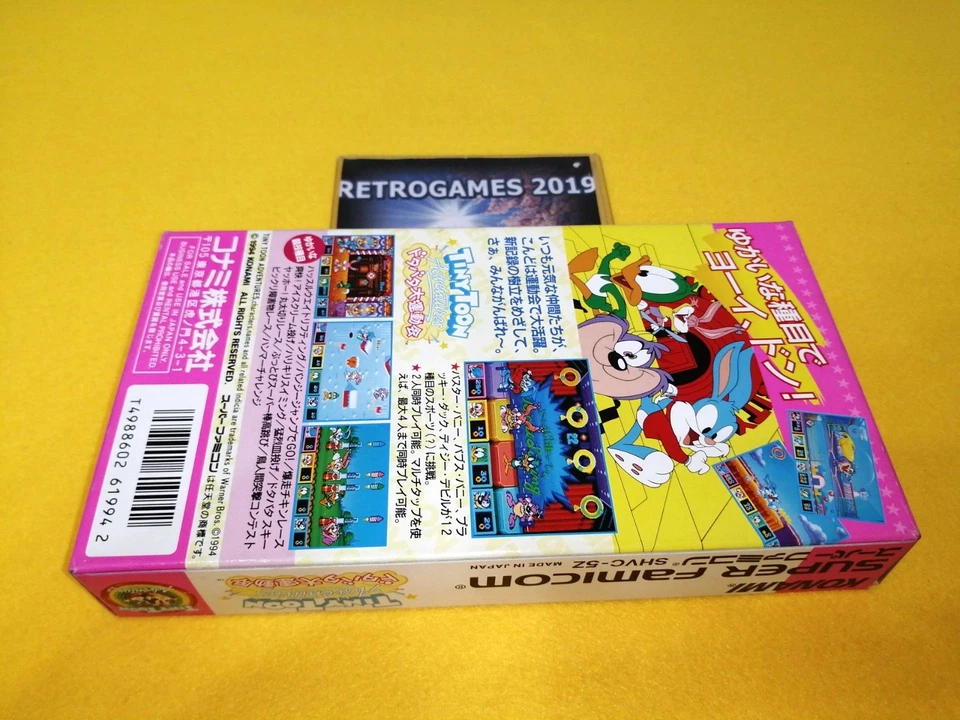 Tiny Toons Adventures Wacky Sports NINTENDO SUPER FAMICOM REG CARD - Image 3 of 4