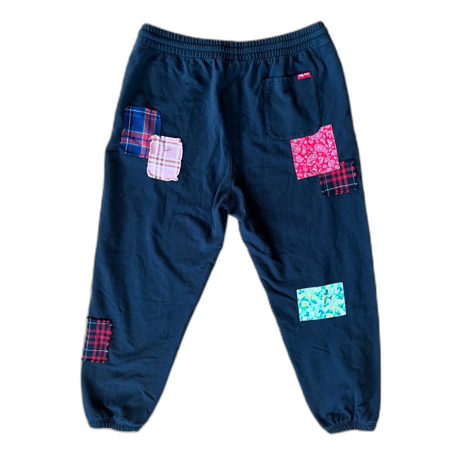 Teddy Fresh Black Patchwork Sweatpants Trousers P… - image 6