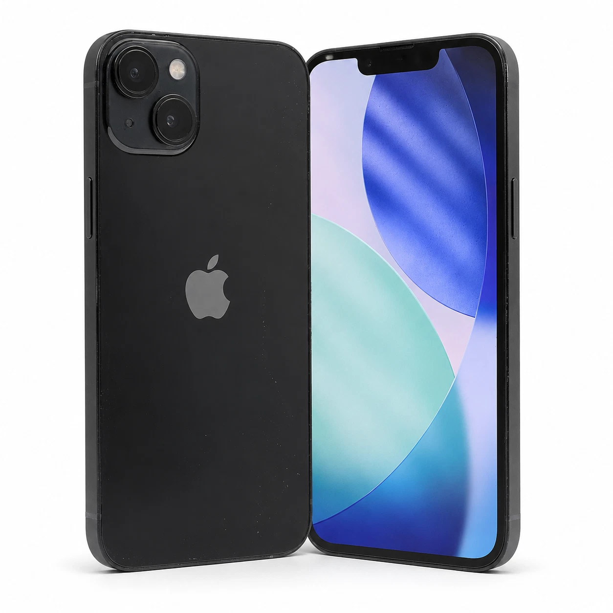 Apple iPhone 13 Midnight Vorderseite und Rückseite